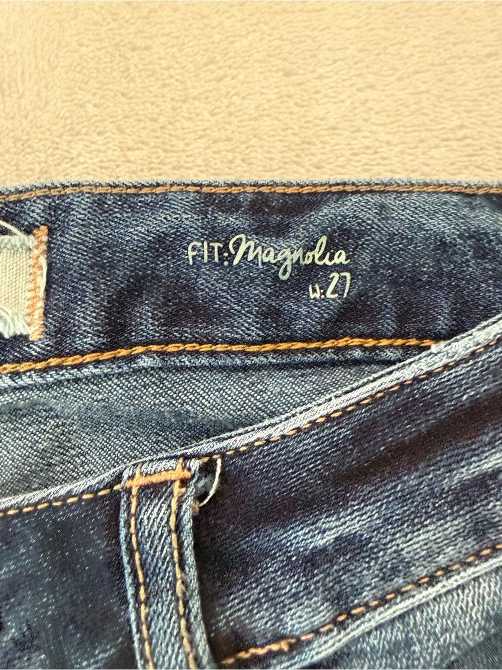 Sundance Magnolia Jeans Womens 27 Blue Floral Embroidered Straight Leg Denim E03 - Picture 5 of 10